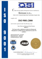 Gerdano ICITE certificate